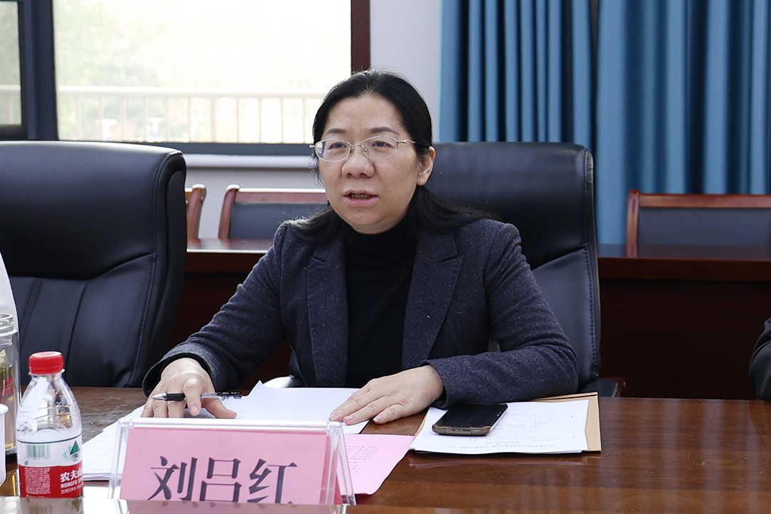 调研组组长刘吕红讲话 调研组组长刘吕红讲话