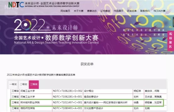 获奖名单 获奖名单