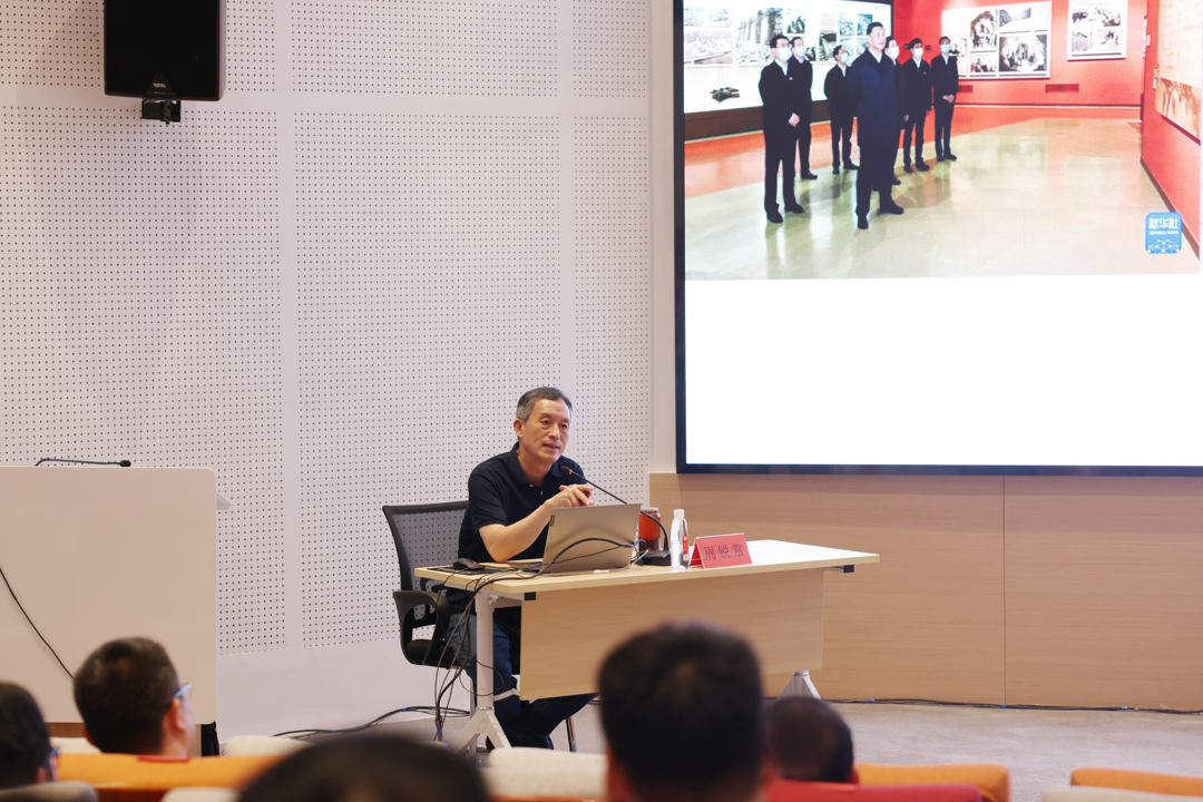 红旗渠灌区管理处副处长周锐常作专题讲座 红旗渠灌区管理处副处长周锐常作专题讲座